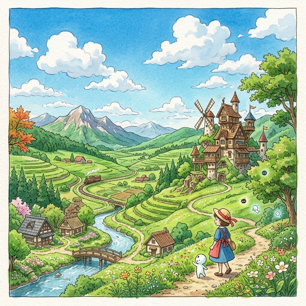 Evolusi Animasi Studio Ghibli: Keajaiban Visual dan Pesan Lingkungan